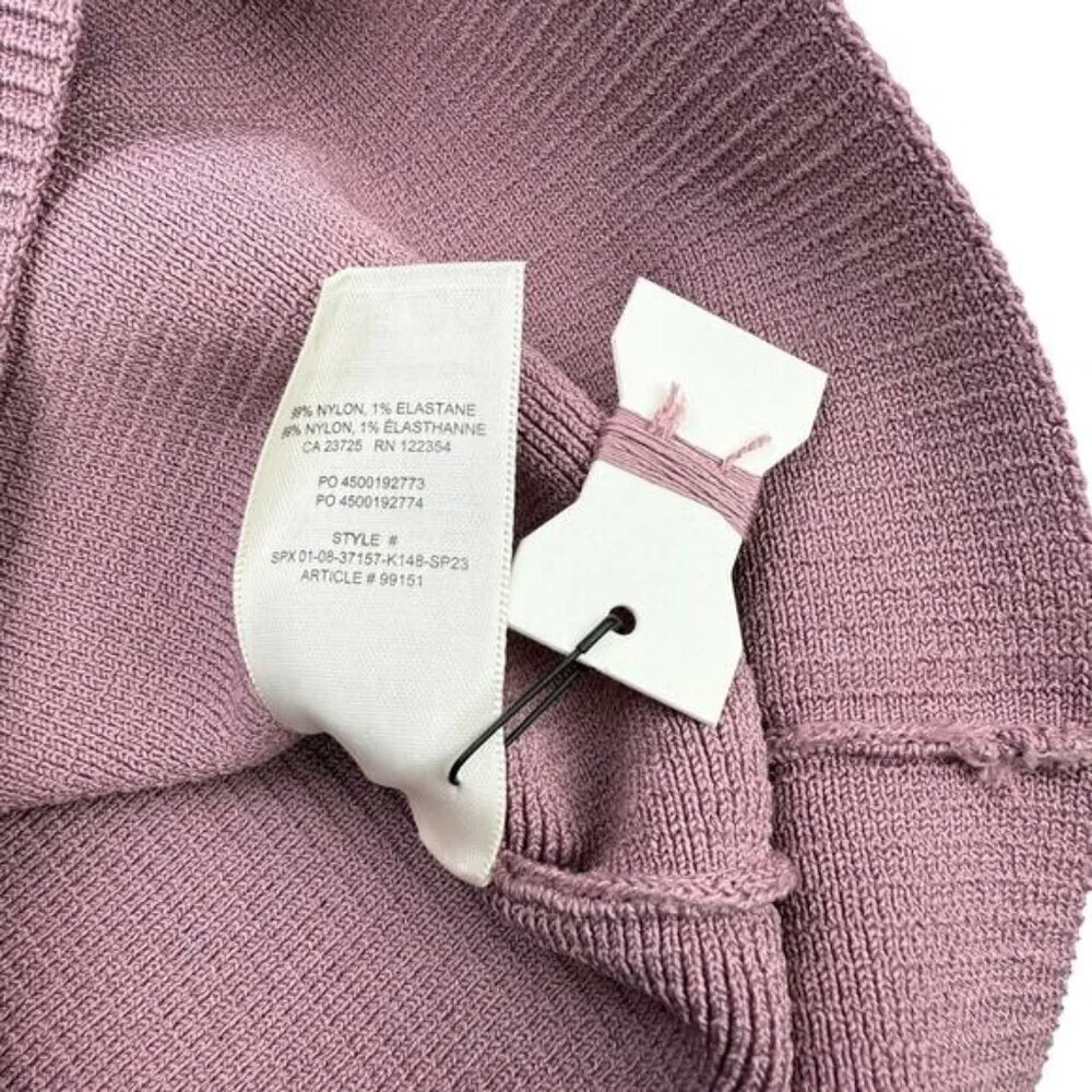 Aritzia Babaton Sculpt Knit Ribbed Squareneck Tank Mini Dress In Claremont XS - Picture 6 of 7